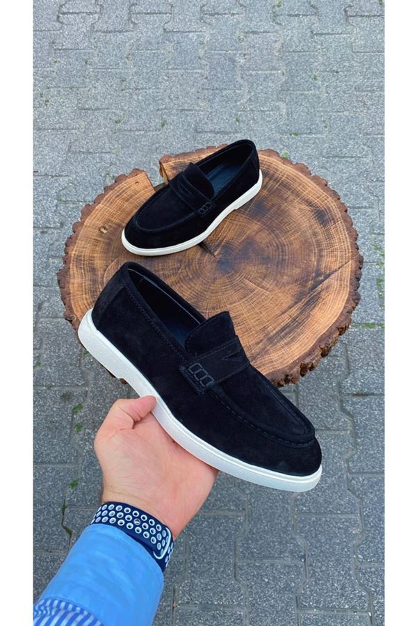 337 LOAFER DERİ AYAKKABI SİYAH