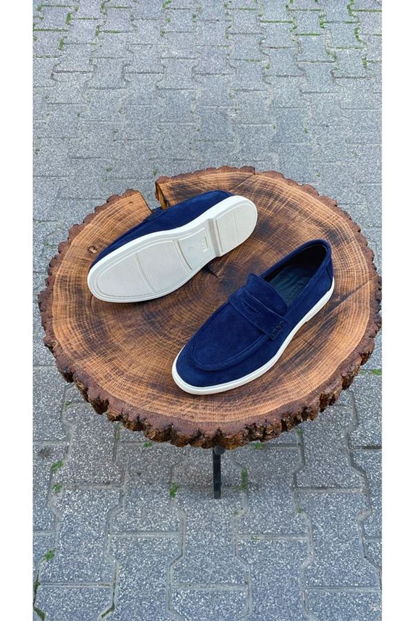 337 LOAFER DERİ AYAKKABI LACİVERT