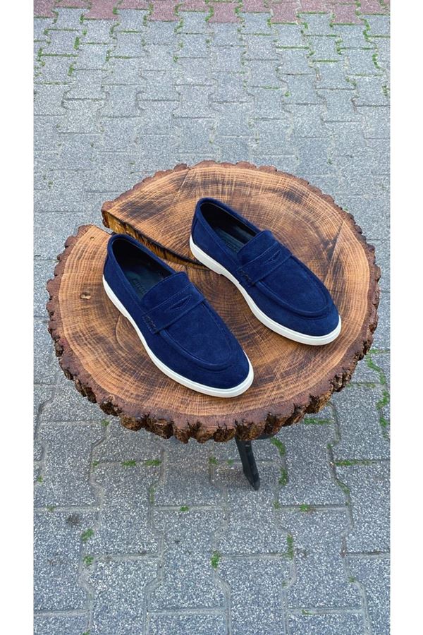 337 LOAFER DERİ AYAKKABI LACİVERT