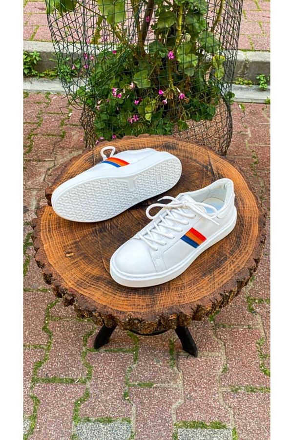 A 246 BEYAZ DERİ SNEAKER ALPİNO