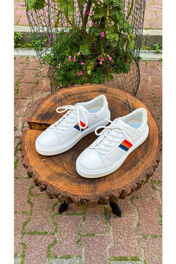 A 246 BEYAZ DERİ SNEAKER ALPİNO