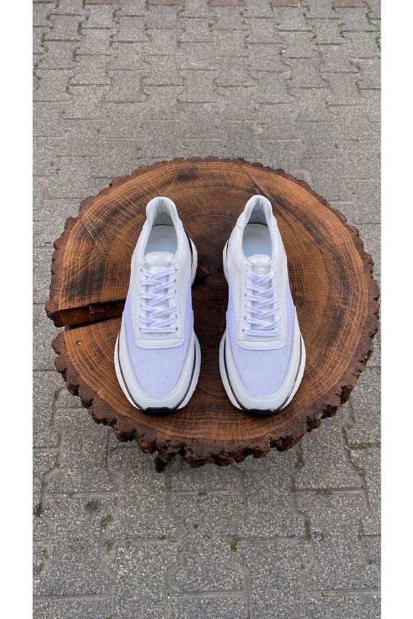 AL 486 LOY BEYAZ DERİ SNEAKER