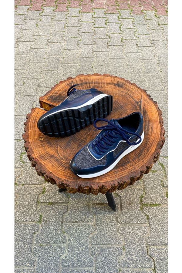 KA 367 DESENLİ DERİ SPOR SNEAKER GAK