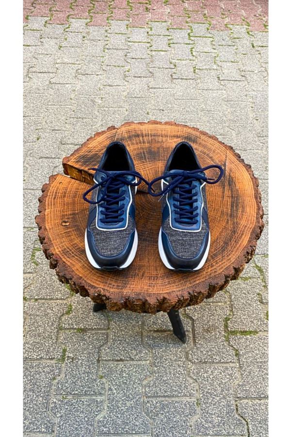 KA 367 DESENLİ DERİ SPOR SNEAKER GAK