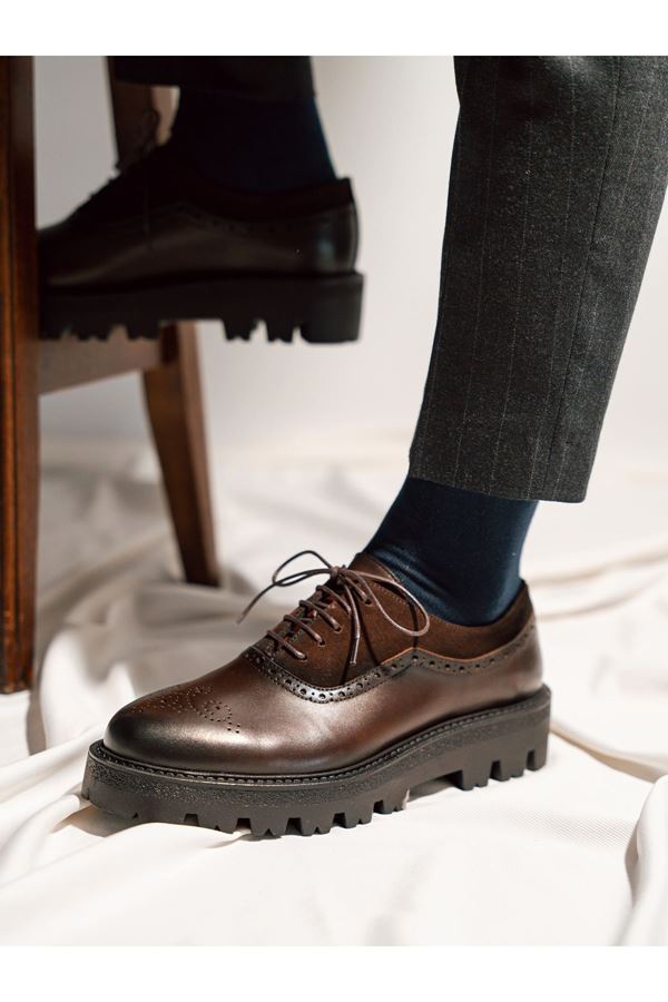 KLASİK YÜKSEK TABAN DERİ AYAKKABI