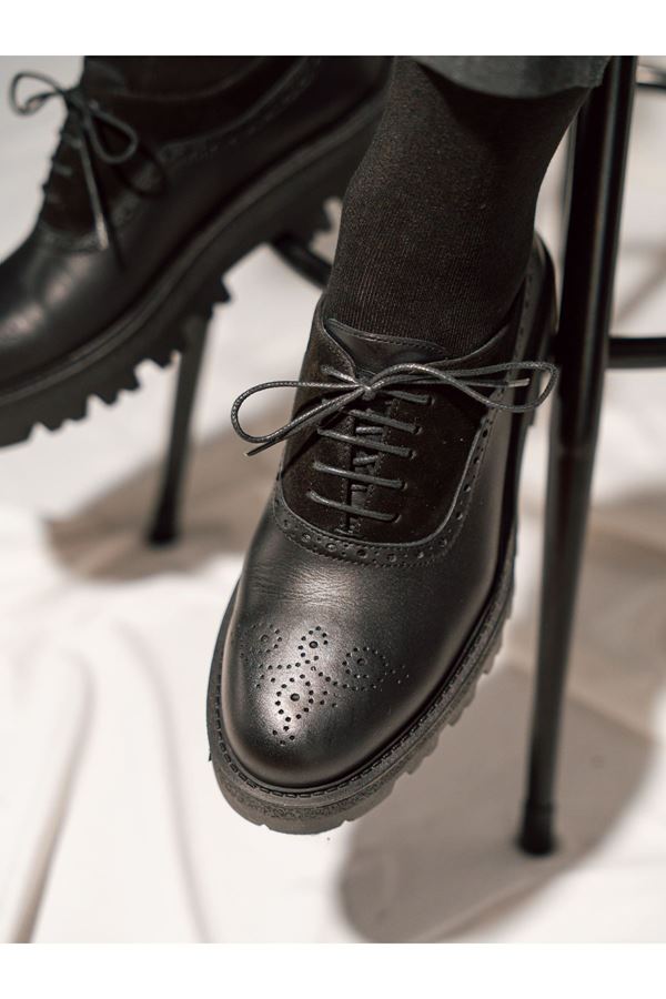 KLASİK YÜKSEK TABAN DERİ AYAKKABI