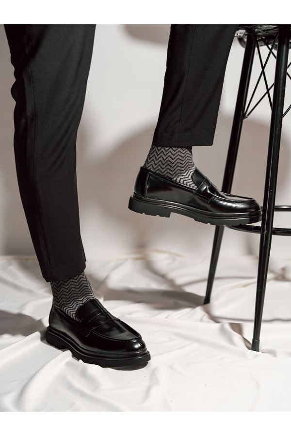 AÇMA DERİ YÜKSEK TABAN AYAKKABI