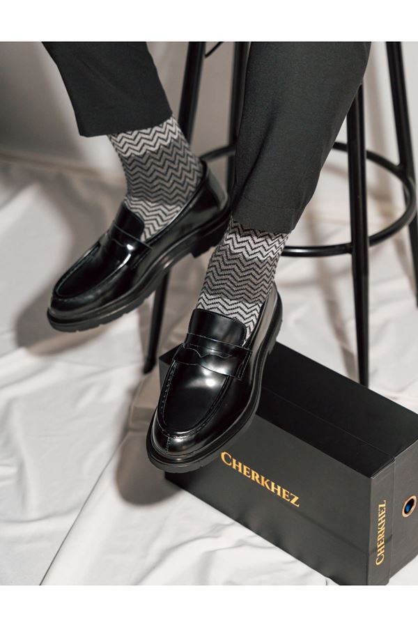 AÇMA DERİ YÜKSEK TABAN AYAKKABI