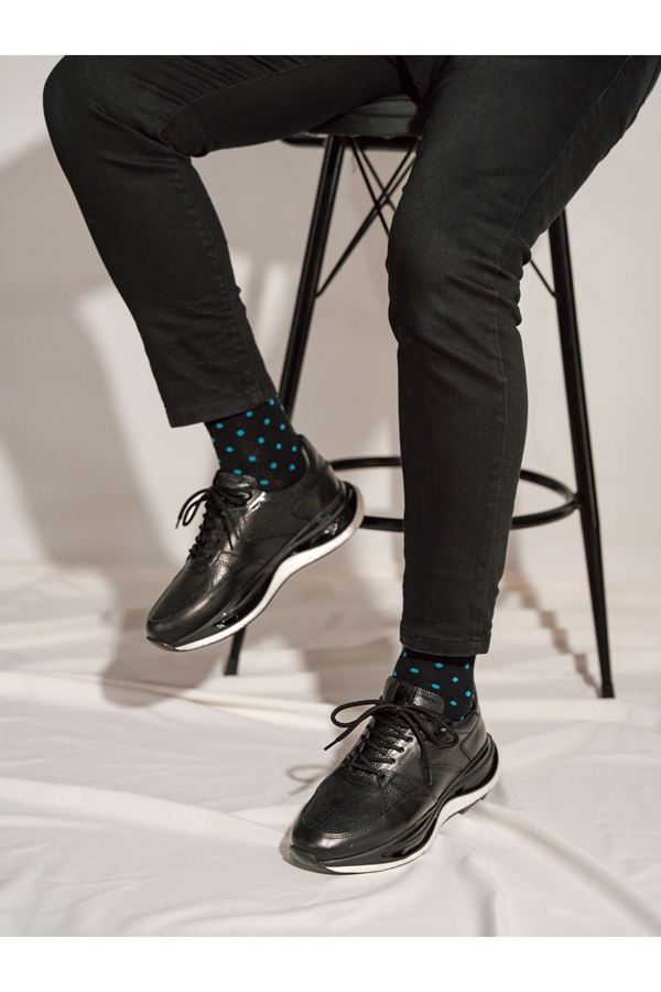 DERİ İTHAL TABAN SPOR SNEAKERS