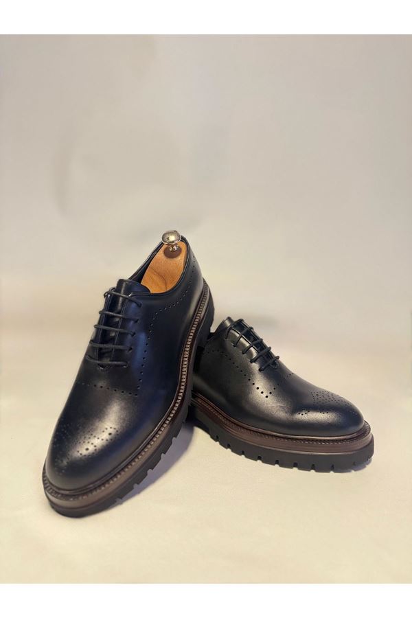 MALET hakiki deri siyah rengi Casual  