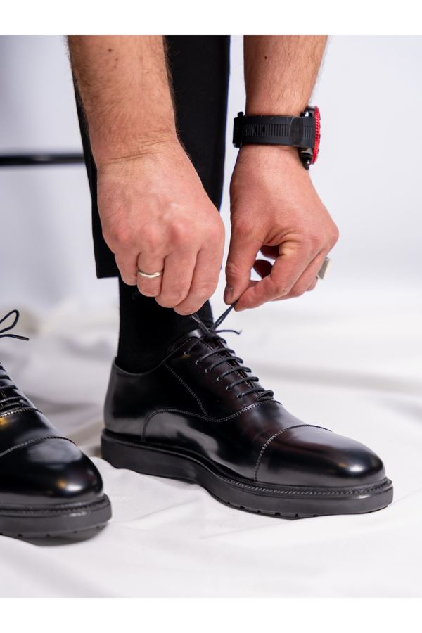 AÇMA DERİ KLASİK EVAN TABAN AYKKABI