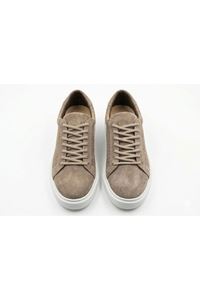 SÜET DESENLİ EVA TABAN DERİ AYAKKABI (BEJ)