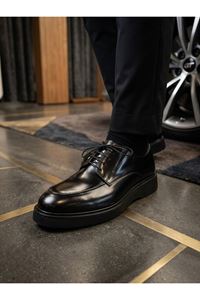 NOVENTO DERİ KAHVERENGİ CASUAL