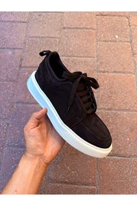 EasyWalk SİYAH SÜET DERİ SNEAKERS